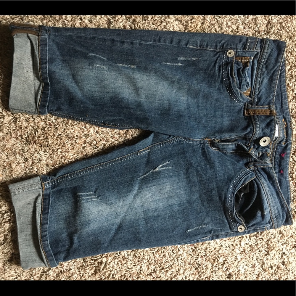 Denim Capris